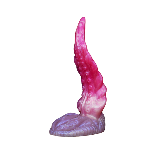 Gode ​​tentacule en silicone de 22,9 cm, rose