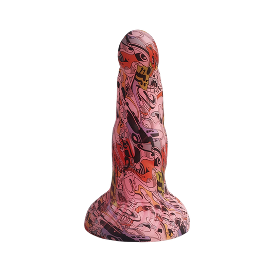 DILDO NOUÉ MONSTRE EN SILICONE 7 POUCES BRILLE DANS LE NOIR