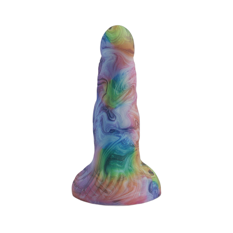 DILDO NOUÉ FANTASY SILICONE 7 POUCES BRILLE DANS LE NOIR