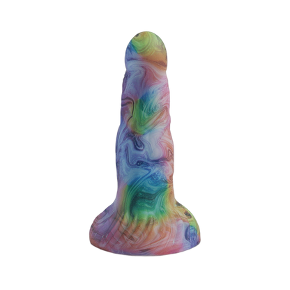 DILDO NOUÉ FANTASY SILICONE 7 POUCES BRILLE DANS LE NOIR