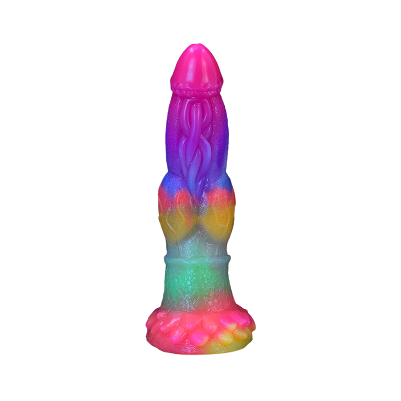 MONSTER DILDO ANAL  7 INCH GLOW IN THE DARK
