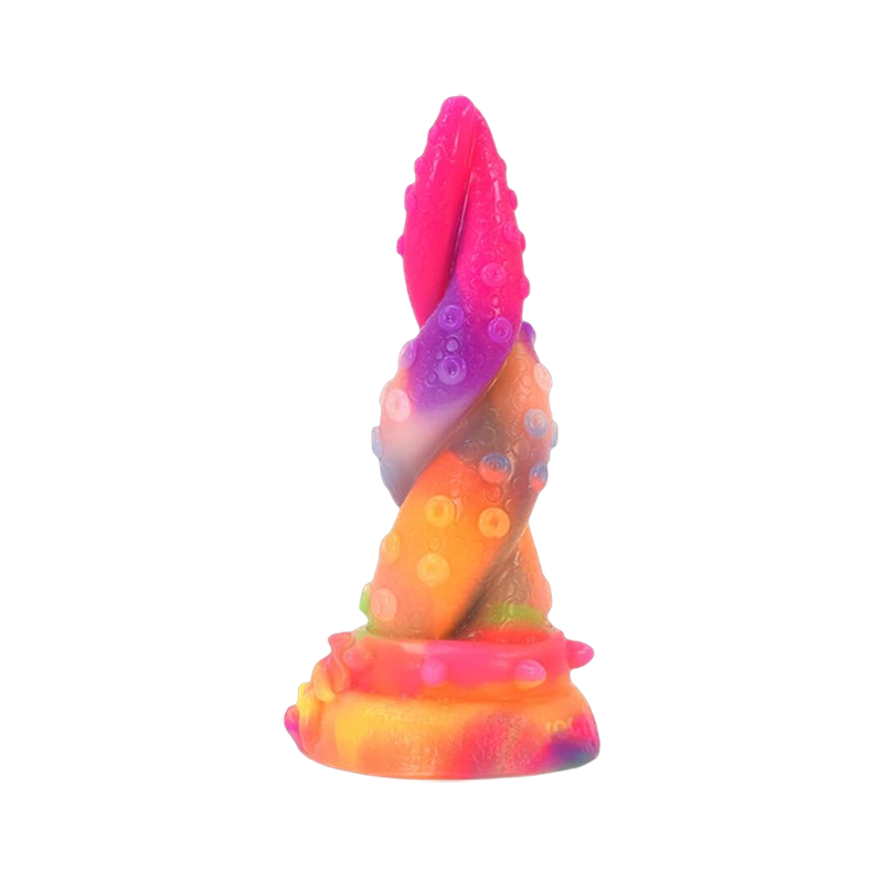MONSTER DILDO ANAL GLOW IN THE DARK SILICONE 7 INCH