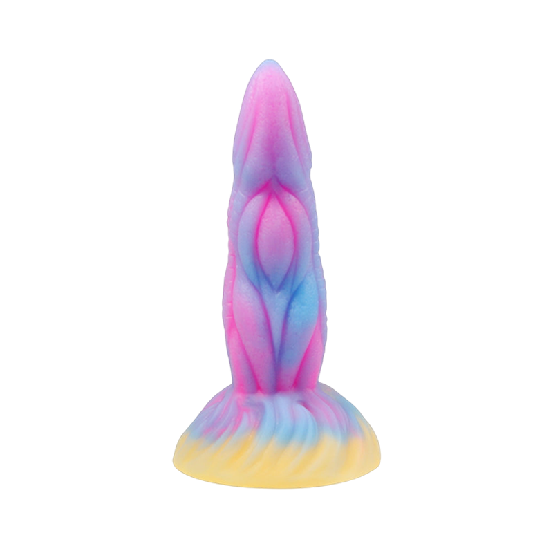 MONSTER DILDO ANAL GLOW IN THE DARK SILICONE 7 INCH