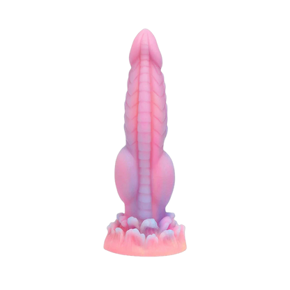 MONSTER DILDO ANAL GLOW IN THE DARK SILICONE 8 INCH TRAINER