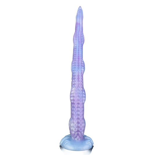 MONSTER DILDO ANAL LONG SILICONE 21 INCH PURPLE SOFT