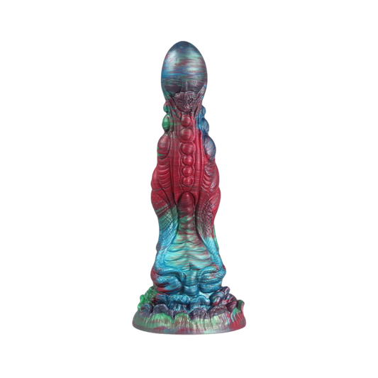 Gode ​​Monstre Noué En Silicone 10 Pouces Bronze Belle