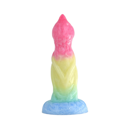 DILDO FANTASY SILICONE POUR CHIEN 8 POUCES COLORÉ