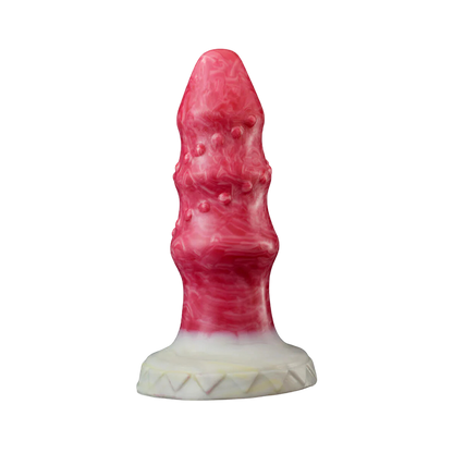 MONSTER DILDO ANAL SILICONE SUCTION  7 INCH PINK