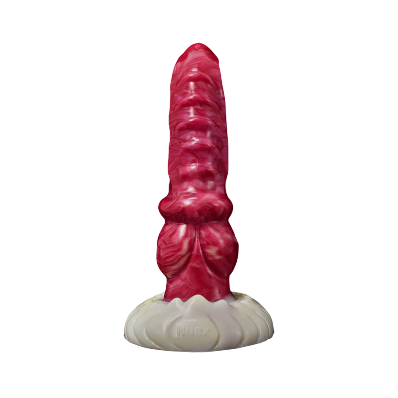 MONSTER DILDO ANAL SPIKED SILICONE 7 INCH PINK