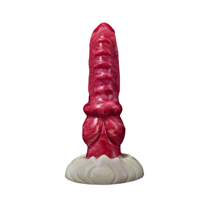 MONSTER DILDO ANAL SPIKED SILICONE 7 INCH PINK