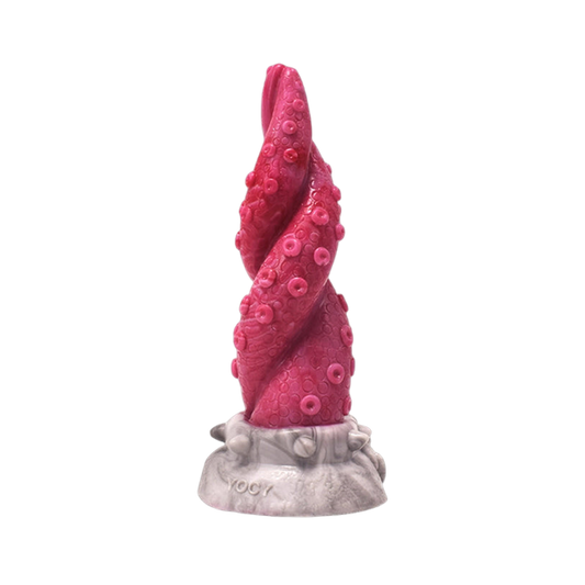 Gode ​​vibrant Monster en silicone de 7 pouces, rose