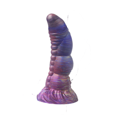 MONSTER ANAL TOYS MEN WEIRD FANTASY SILICONE 8 INCH PURPLE TRAINER