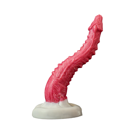 Gode ​​tentacule monstre à pointes en silicone 10 pouces rose