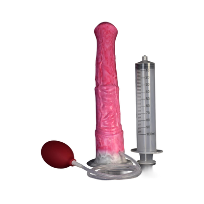 DILDO GÉANT CHEVAL EN SILICONE 11 POUCES ROUGE