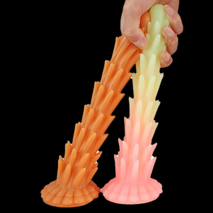 BIG ANAL DILDO 9 INCH COLORFUL FEMALE