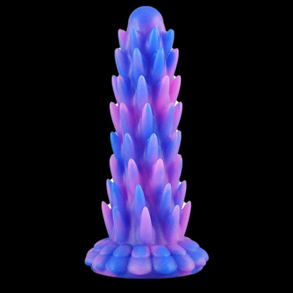 BIG ANAL DILDO 9 INCH COLORFUL FEMALE