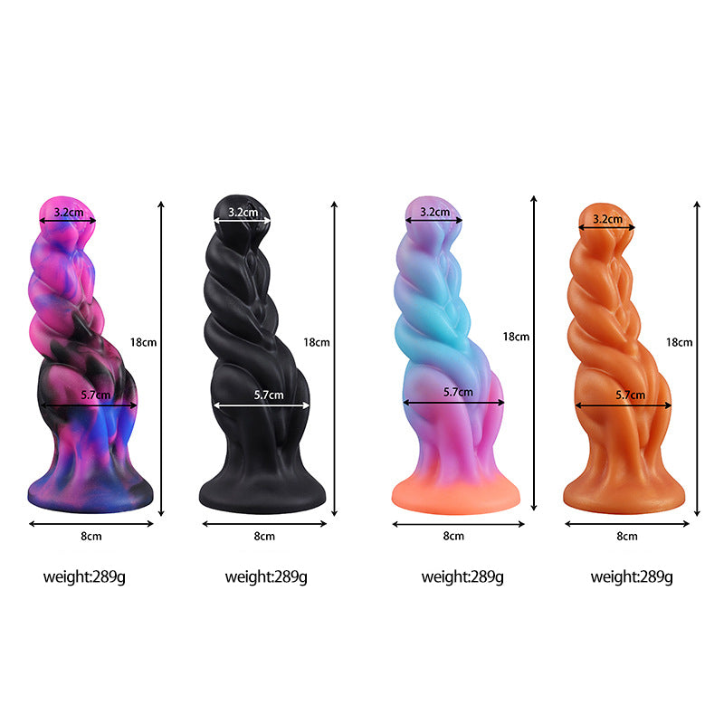 SMALL ANAL DILDO 7 INCH COLORFUL BEGINNERS