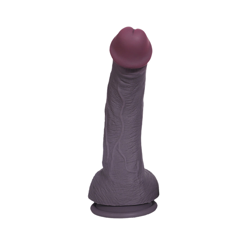 DILDO RÉALISTE EN SILICONE NOIR 9 POUCES 1.0