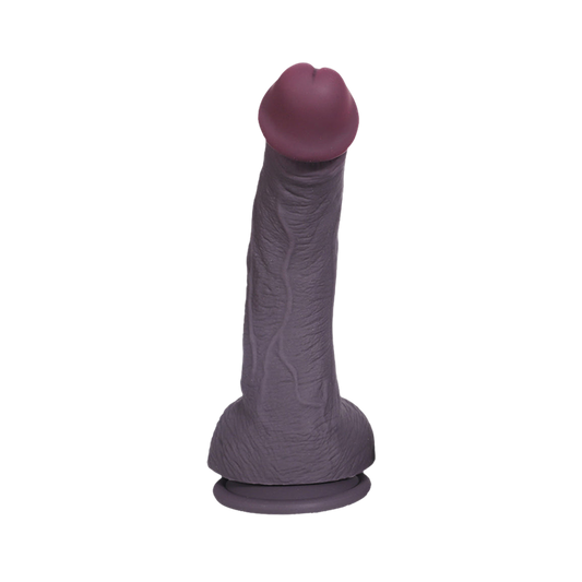 REALISTIC DILDO ANAL BLACK SILICONE 9 INCH 1.0