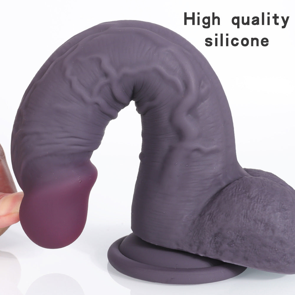 DILDO RÉALISTE EN SILICONE NOIR 10 POUCES 2.0