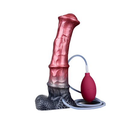 DILDO SQUIRTING HORSE 10 POUCES SILICONE ROSE