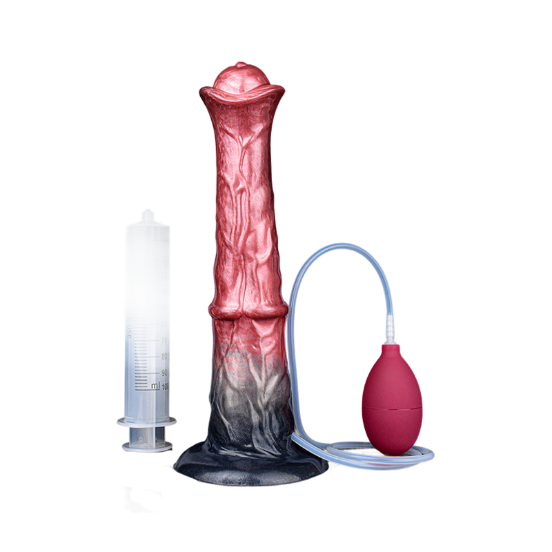 DILDO SQUIRTING HORSE 11 POUCES SILICONE LONG