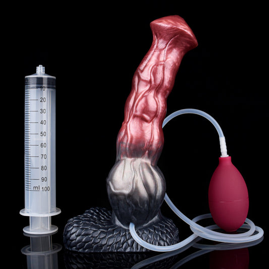 SQUIRTING DILDO ANAL MONSTER 11 INCH SILICONE