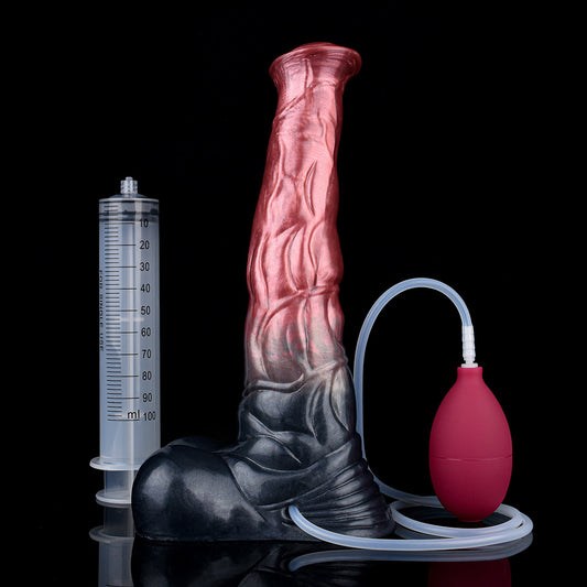 HORSE DILDO ANAL SQUIRING 12 INCH SILICONE LONG