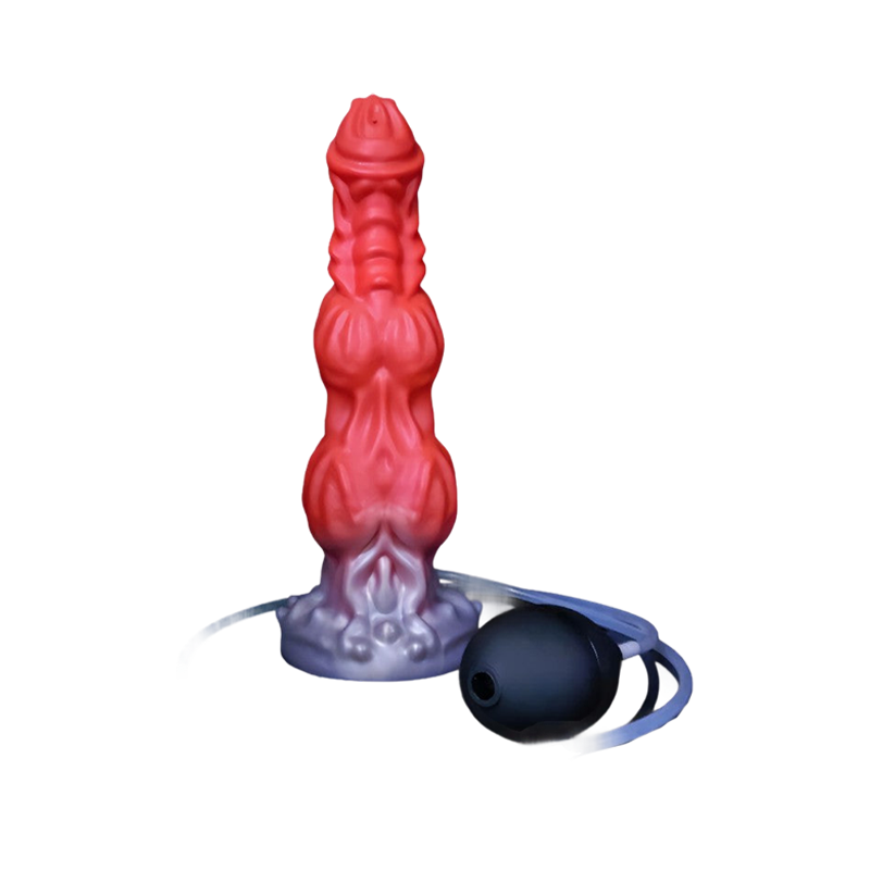 SQUIRTING DILDO ANAL EJACUL SILICONE 9 INCH MONSTER