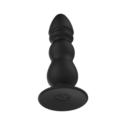 VIBRATING ANAL TOYS MALE BEADED MALE 4 INCH BLACK