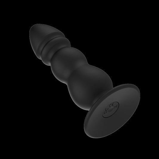 VIBRATING ANAL DILDO BEADED MALE 4 INCH BLACK