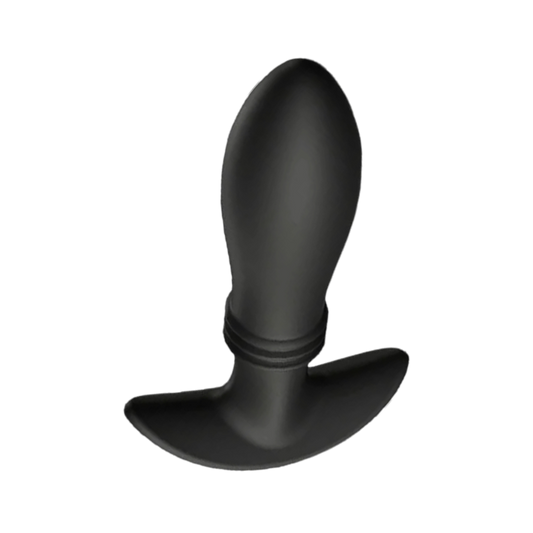 VIBRATING ANAL TOYS FOR MEN 6 INCH BLACK