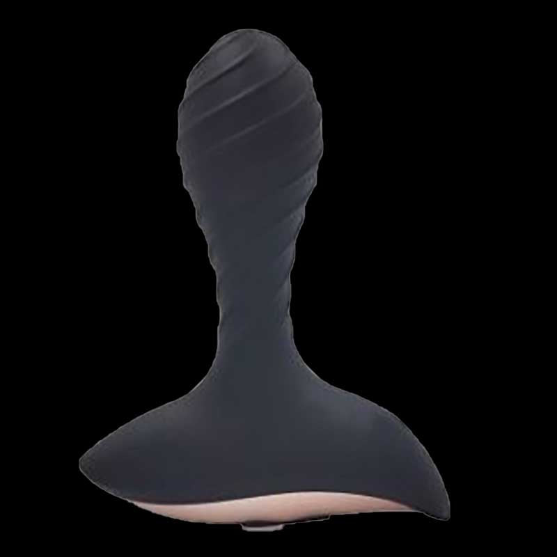 VIBRATING ANAL DILDO SMALL FOR MEN 4 INCH BLACK