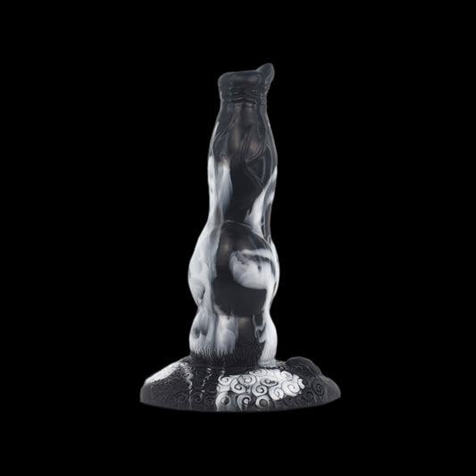 HORSE DILDOS ANAL SILICONE 8 INCH BLACK