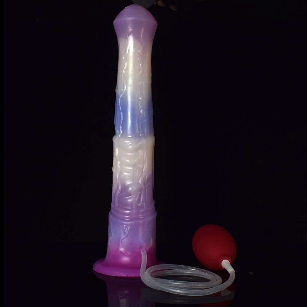 DILDO GÉANT CHEVAL SILICONE 11 POUCES ROSE