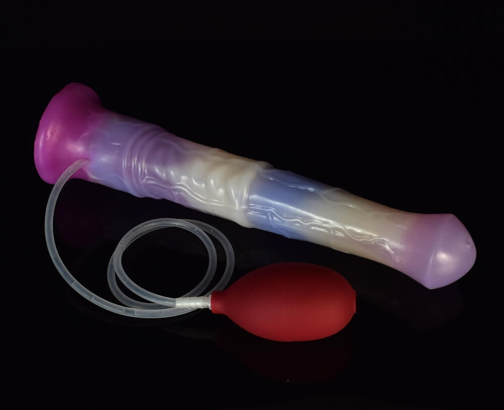 DILDO GÉANT CHEVAL SILICONE 11 POUCES ROSE