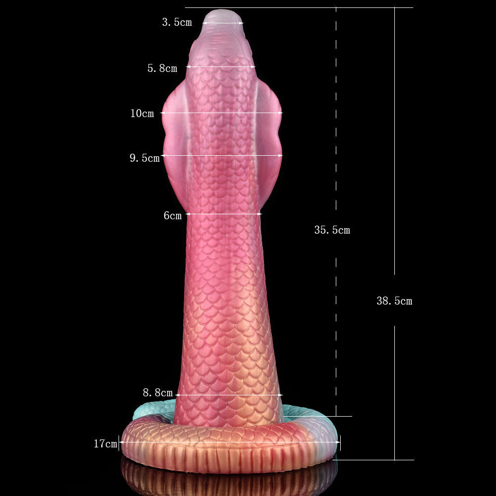 ÉNORME GODE ÉJACULATEUR EN SILICONE DE 15 POUCES