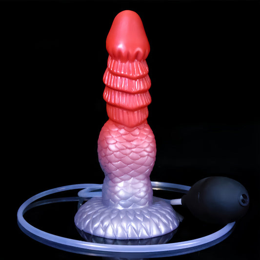 SQUIRTING DILDO ANAL EJACUL SILICONE 8 INCH