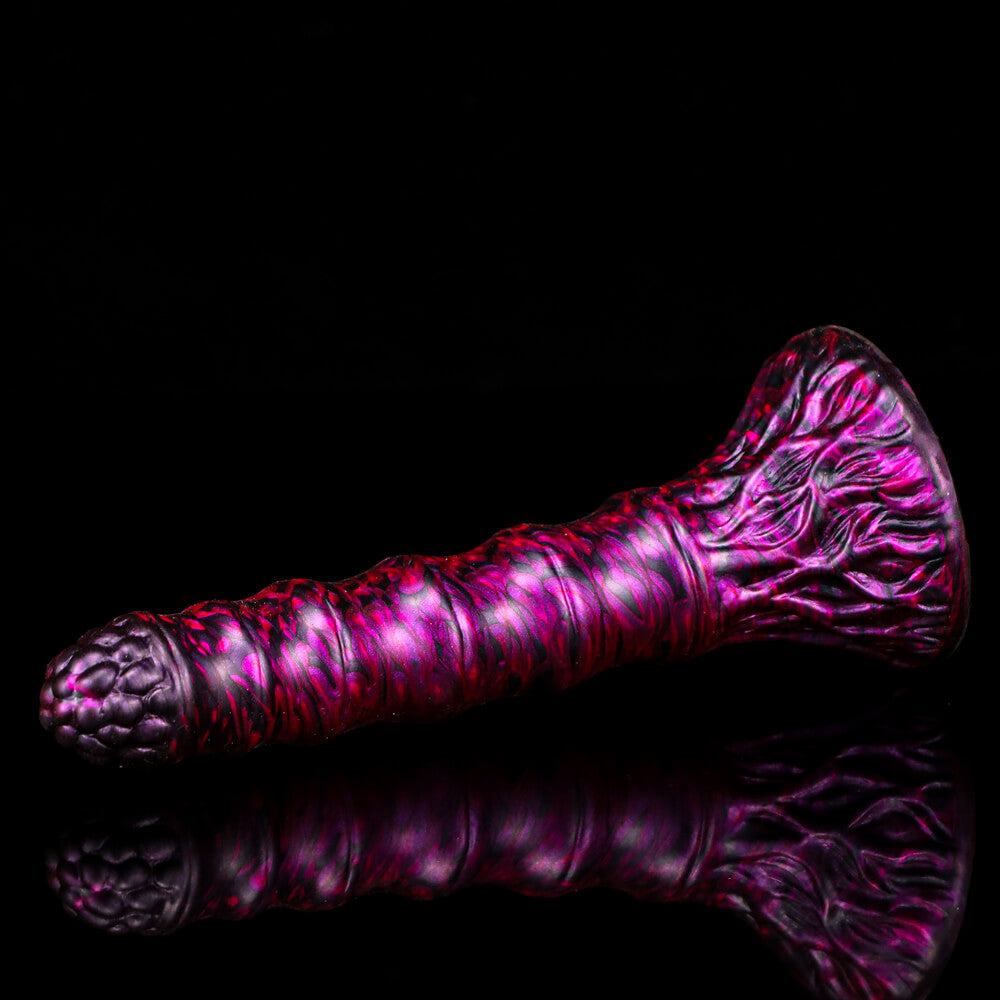 MONSTER DILDO ANAL SILICONE 7 INCH PURPLE SOFT