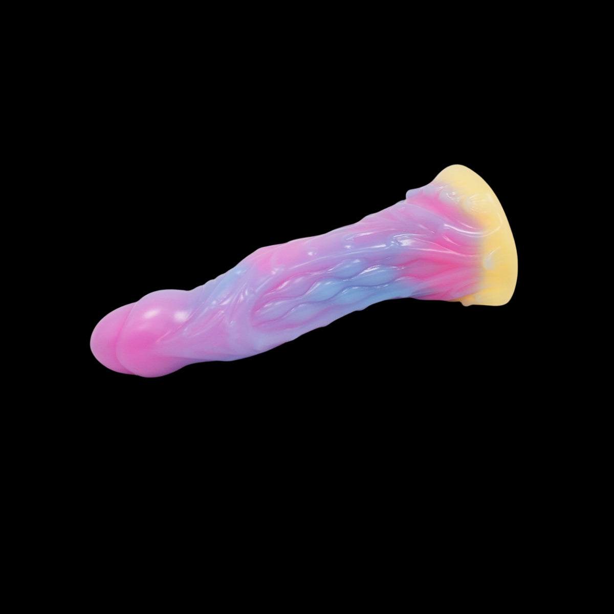 MONSTER DILDO ANAL SMALL SILICONE 6 INCH GLOW IN THE DARK