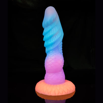 MONSTER DILDO ANAL 8 INCH GLOW IN THE DARK