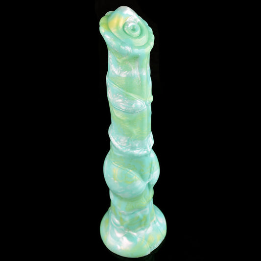 HORSE DILDO ANAL GIANT SILICONE 12 INCH GREEN