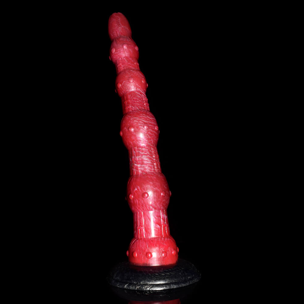 a red monster dildo