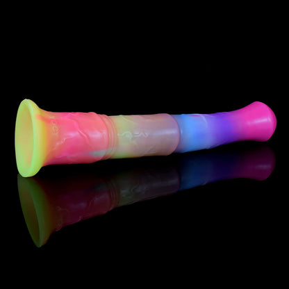 HORSE DILDOS ANAL GIANT GLOW IN THE DARK SILICONE 11 INCH