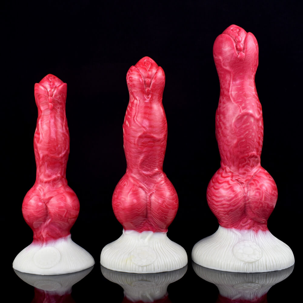 a pink dog dildo