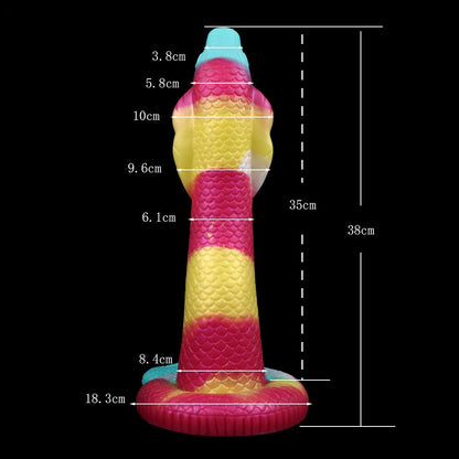 Godemichets géants en silicone de 11 pouces de taille fantastique