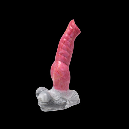 MONSTER DILDO ANAL VIBRATING SILICONE LONG 10 INCH PINK